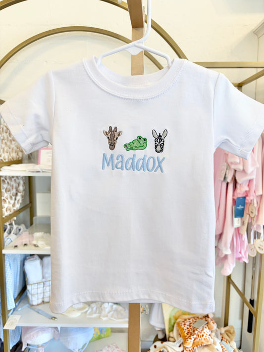 Zoo Animal Trio Tee