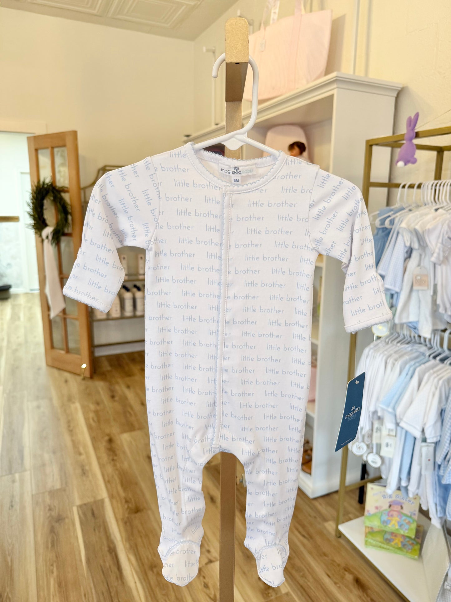 Magnolia Baby Little Brother Printed Footie
