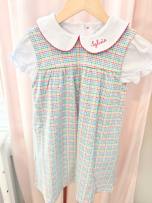 Primary Plaid Dress