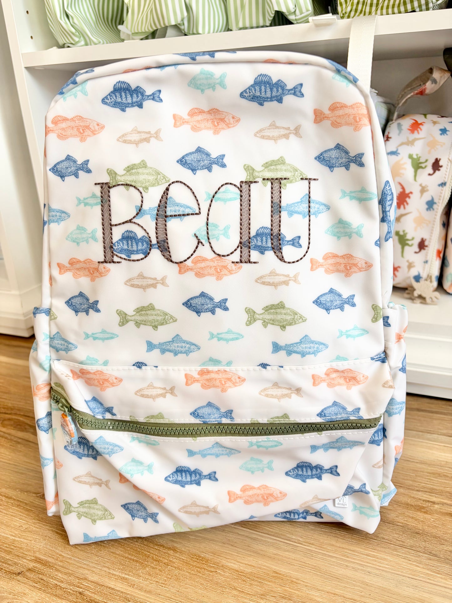 TRVL Casting Call Backpack with Blake Font