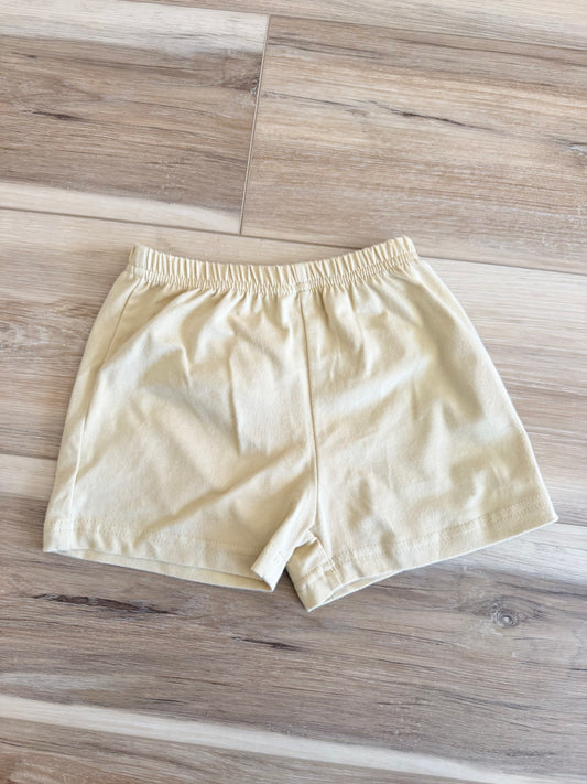 Jellybean Gold Knit Shorts