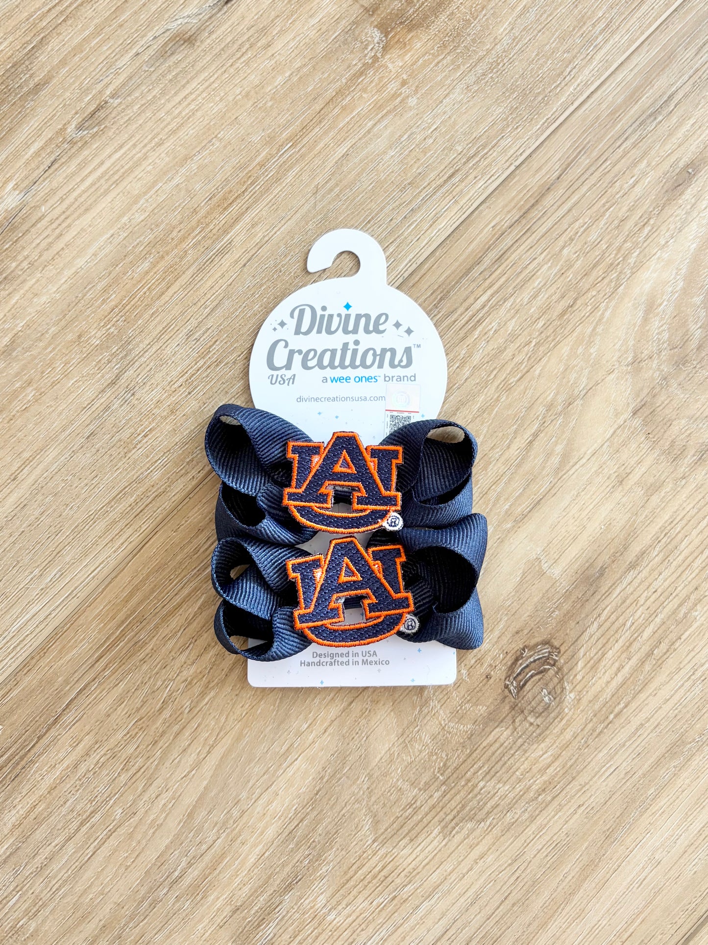 Wee Ones Auburn Mini Bow Pair