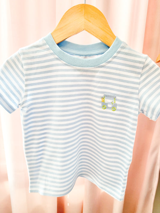 Blue Stripe Mini Golf Cart Tee