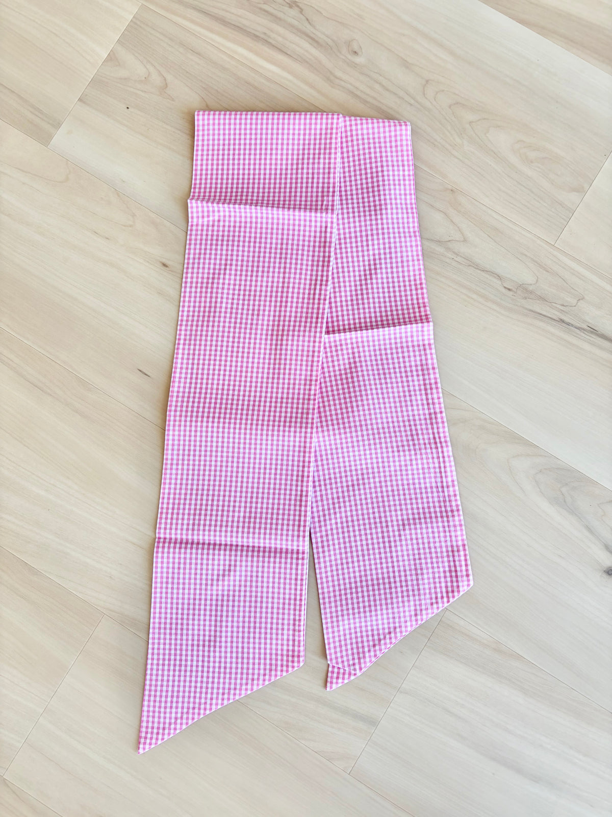 Pink Gingham Sash