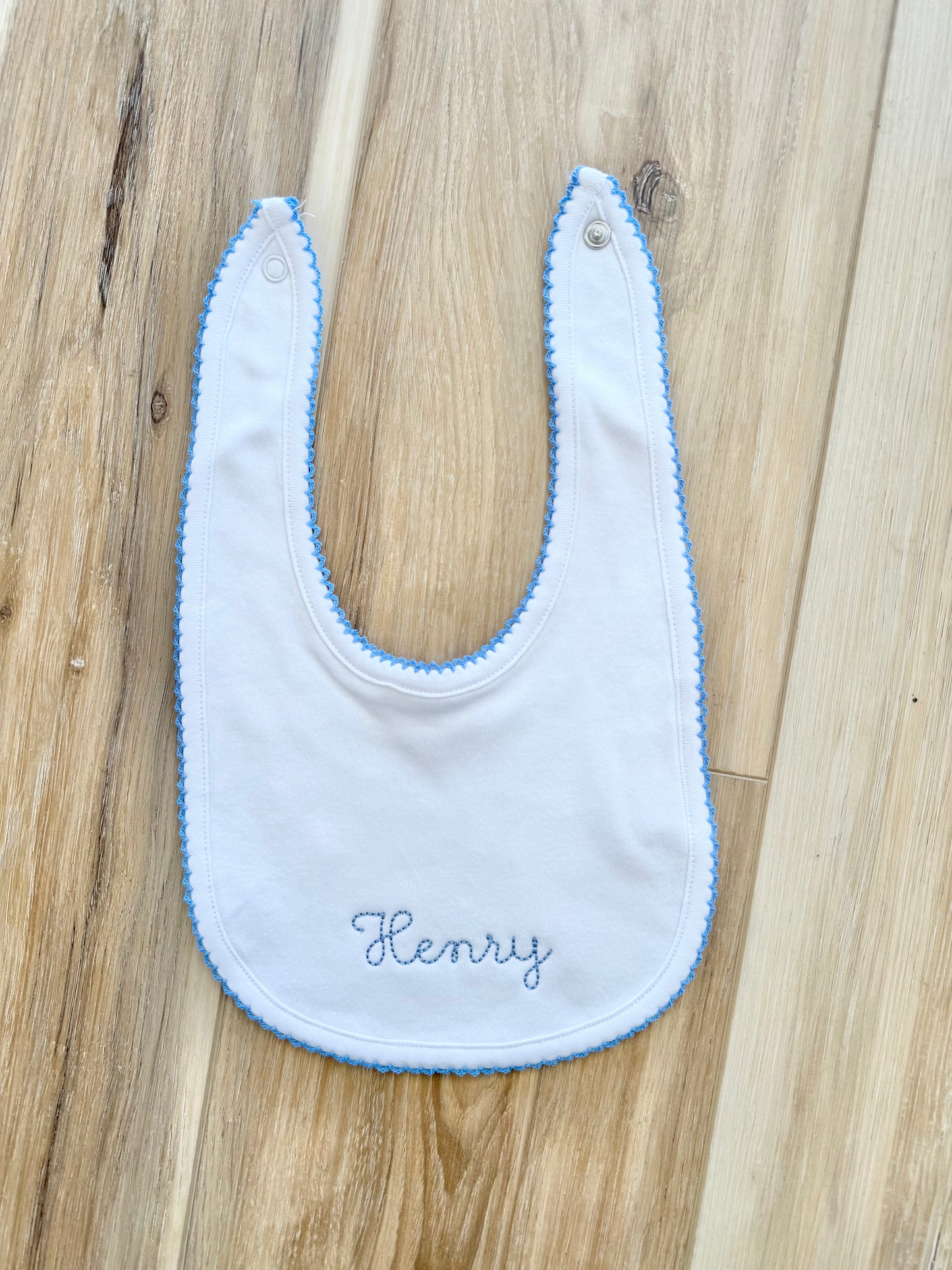 Blue Trim Bib