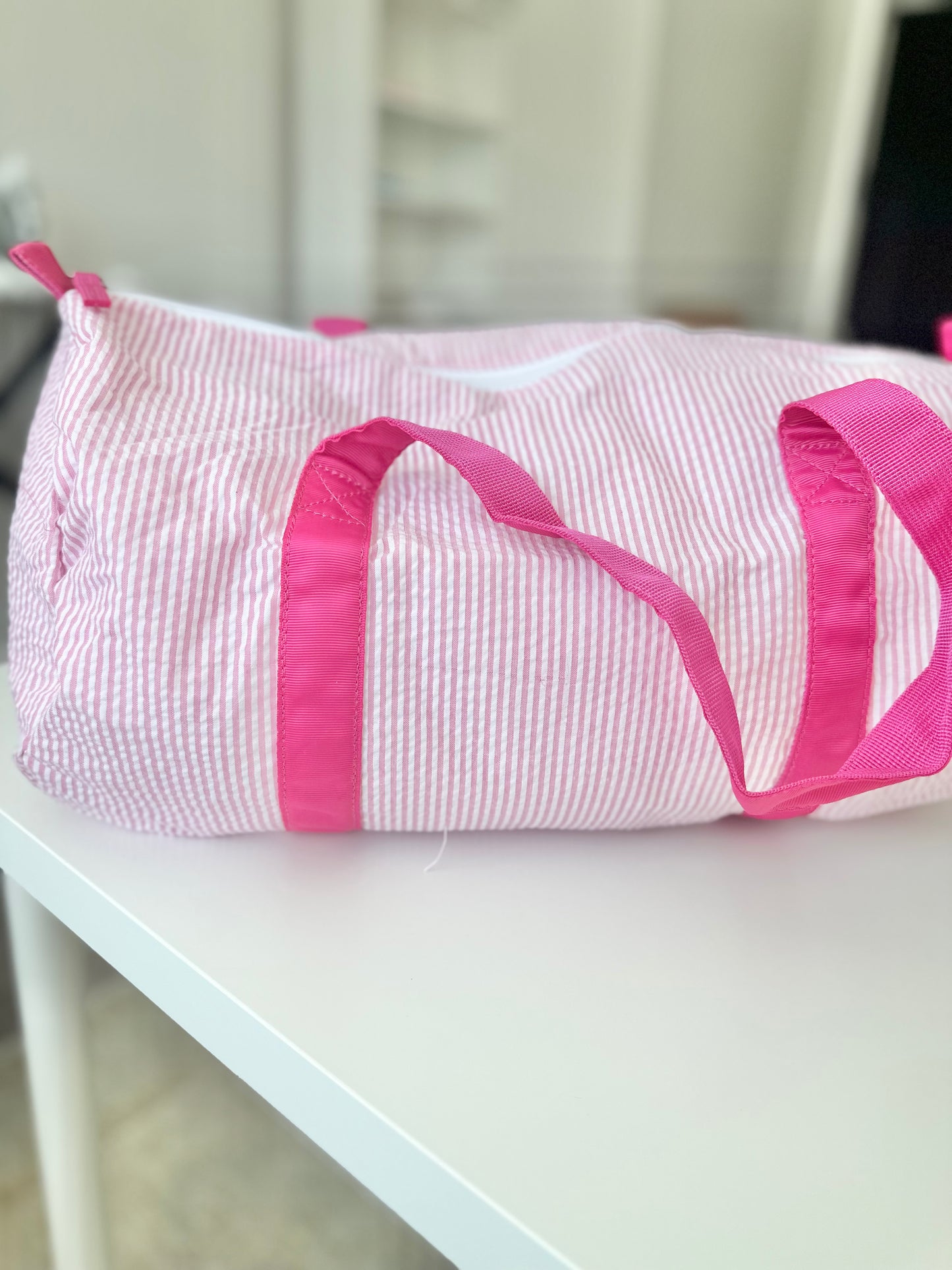 Hot Pink Duffle Bag