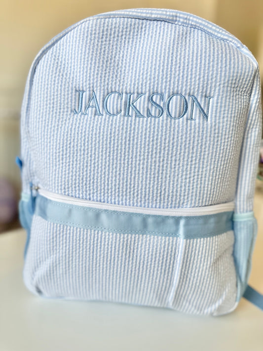 Light Blue Full Size Backpack