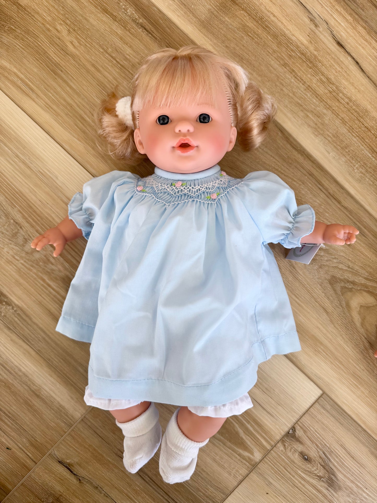 15" Lilly Rosalina Baby Doll (Blonde Hair + Blue Eyes)