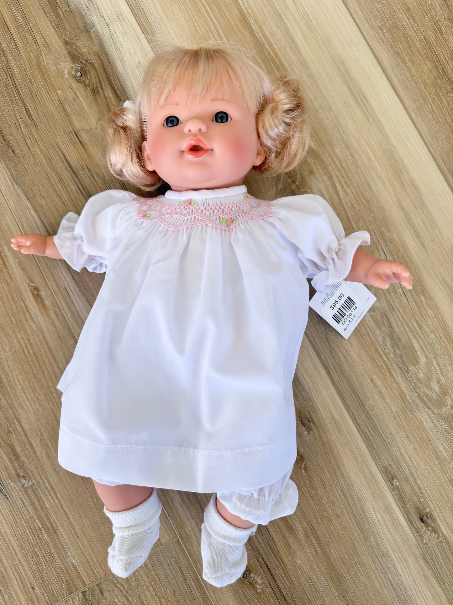 15" Lilly Rosalina Baby Doll (Blonde Hair + Blue Eyes)