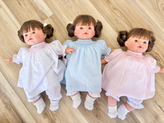 15" Sarah Rosalina Baby Doll (Brown Hair + Brown Eyes)