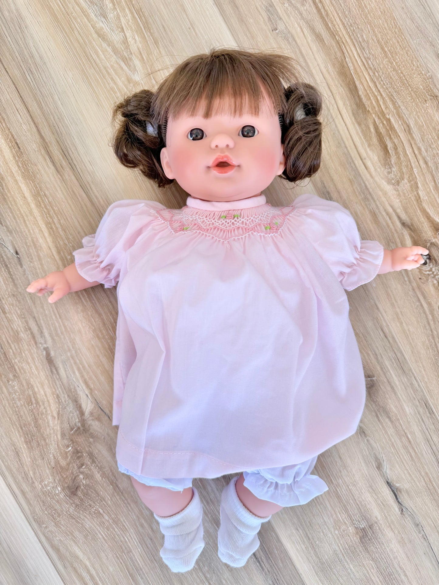 15" Sarah Rosalina Baby Doll (Brown Hair + Brown Eyes)
