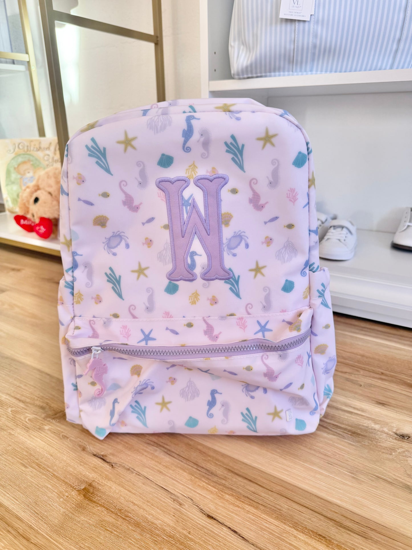 TRVL Seaside Backpacker - Single Applique Initial