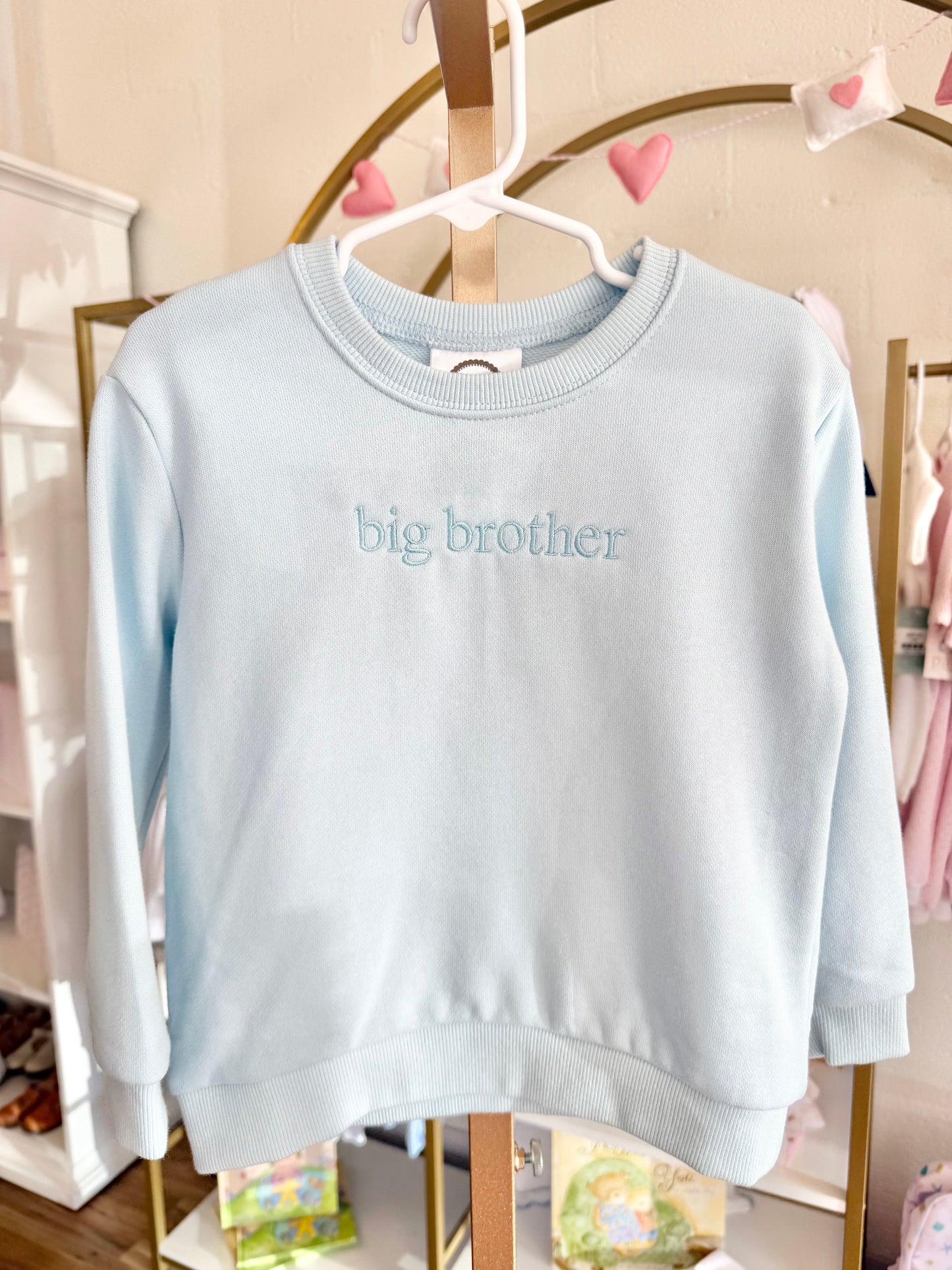 Light Blue Sweatshirt- Big Brother Times Font
