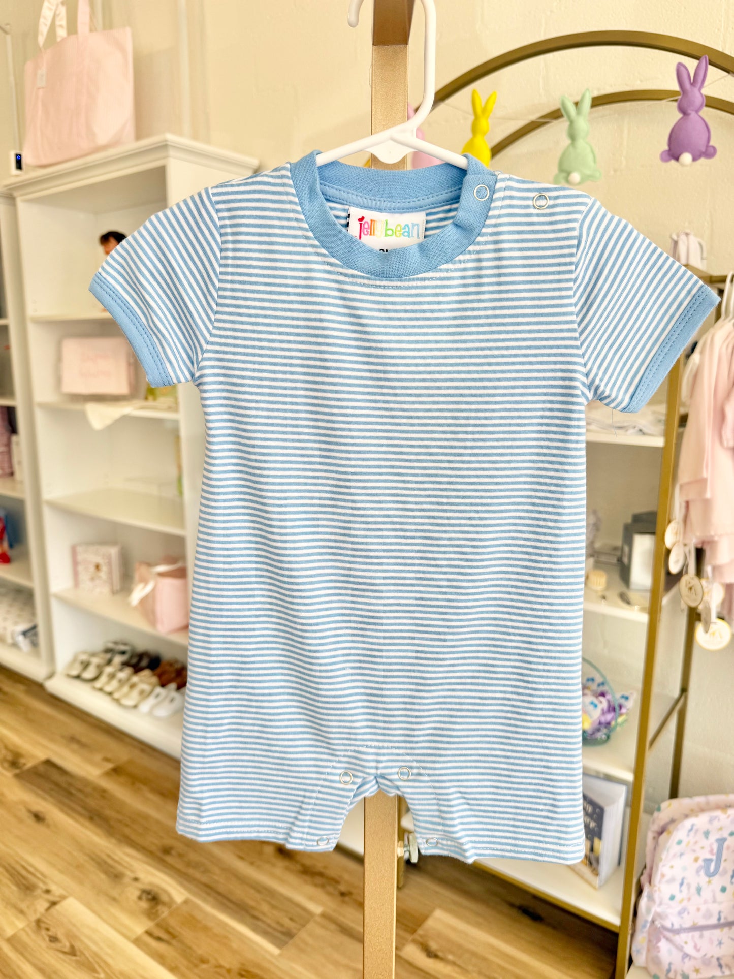 Jellybean Cornflower Blue James Romper