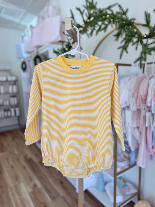 Stripe Long Sleeve Yellow T-Shirt Bubble