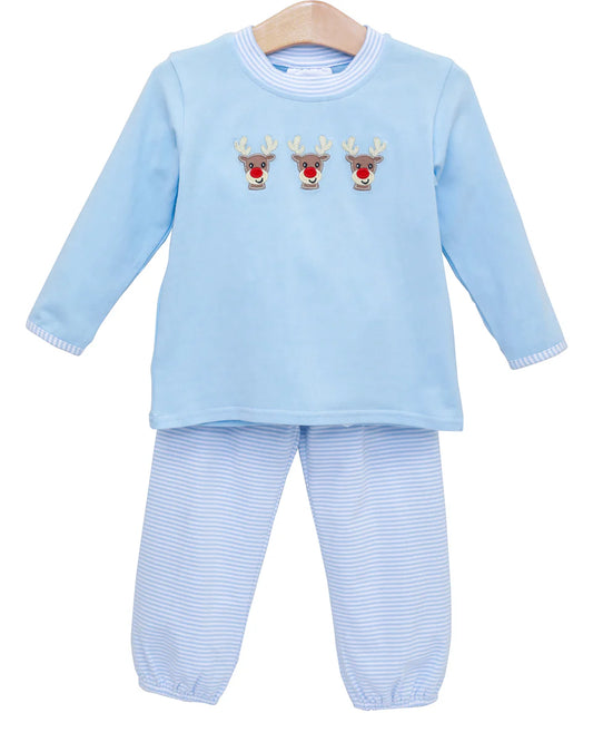 Run Run Rudolph Bloomer Pants Set