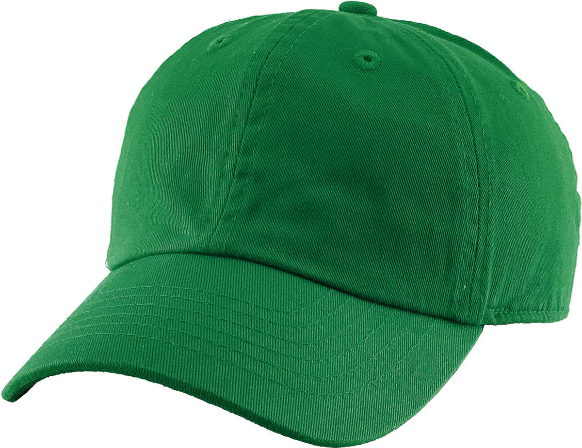 Kelly Green Kids Baseball Hat