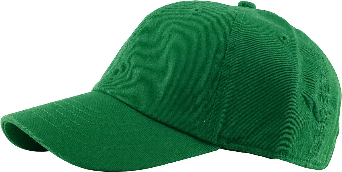 Kelly Green Kids Baseball Hat
