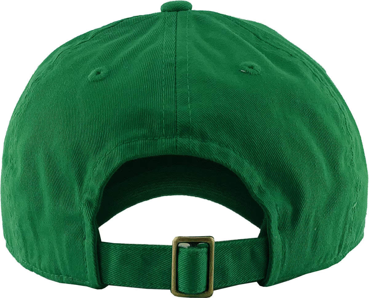 Kelly Green Kids Baseball Hat
