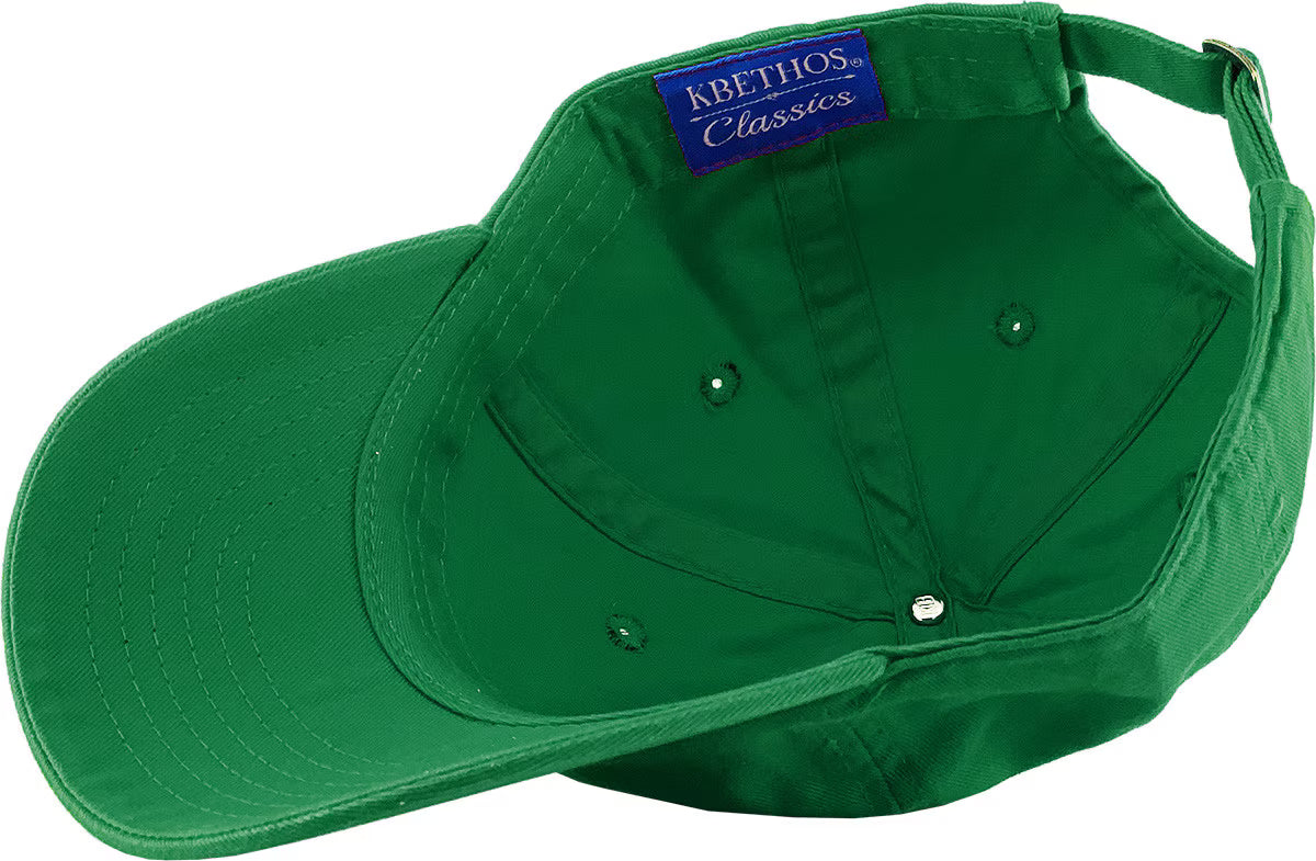 Kelly Green Kids Baseball Hat