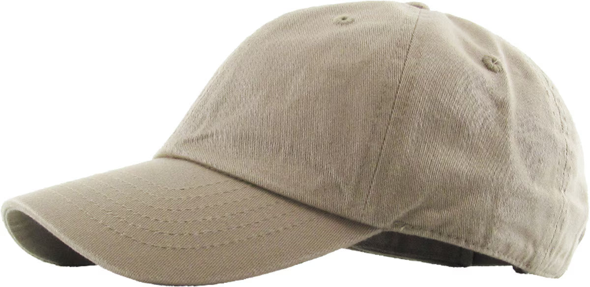 Khaki Kids Baseball Hat