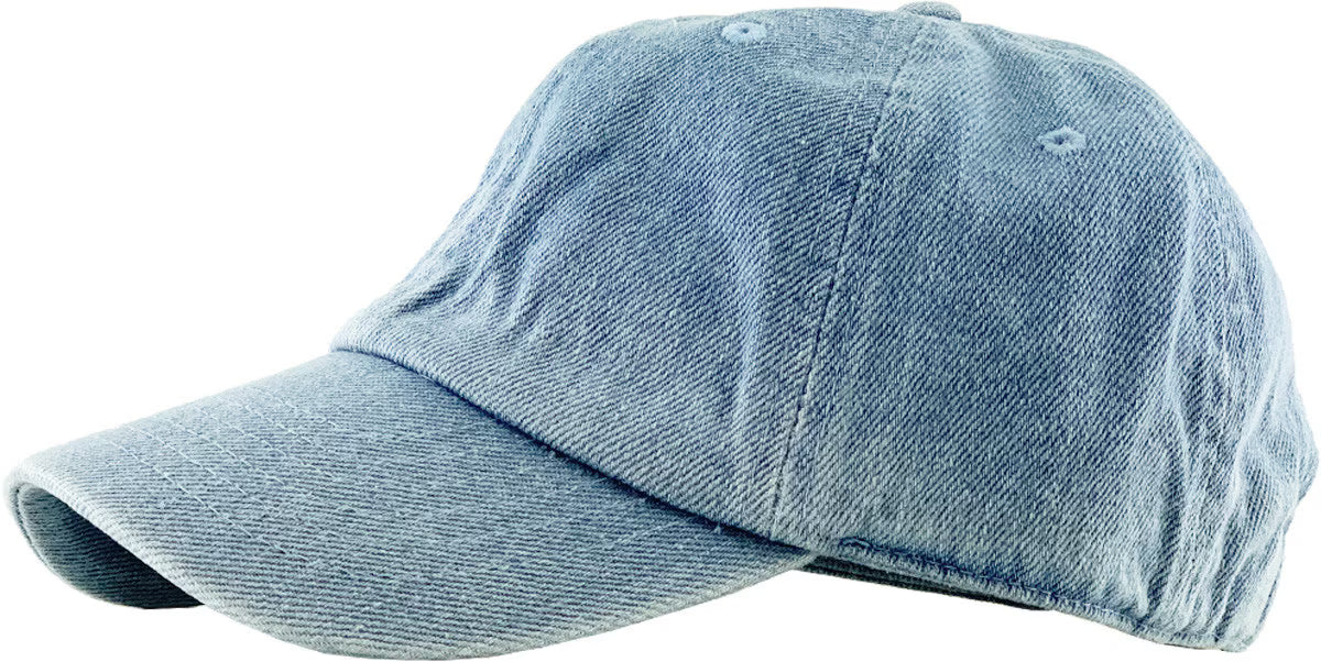 Light Denim Kids Baseball Hat
