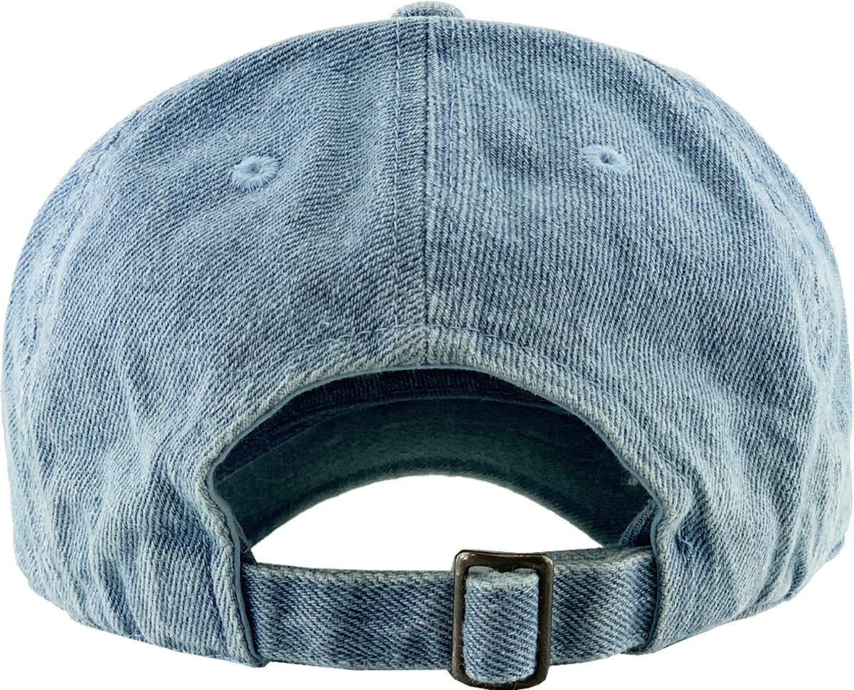 Light Denim Kids Baseball Hat