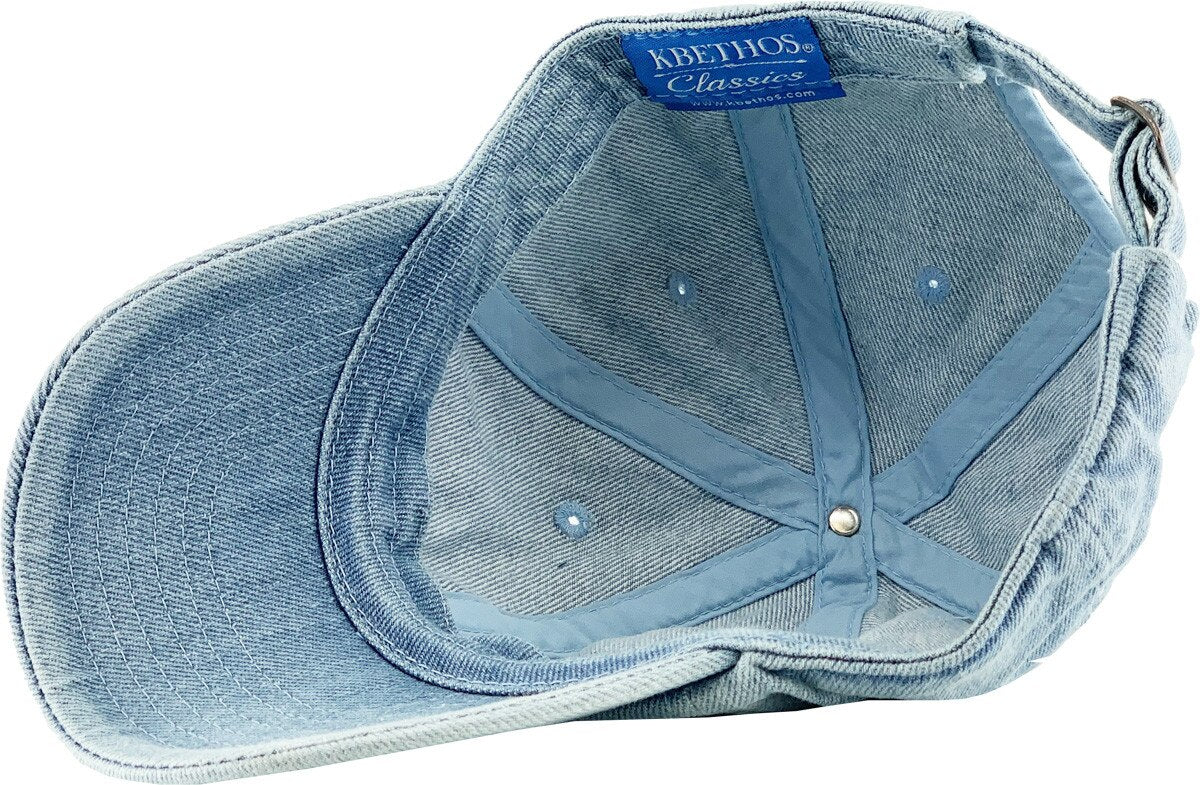 Light Denim Kids Baseball Hat