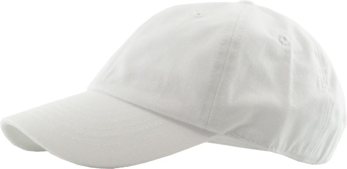 White Kids Baseball Hat