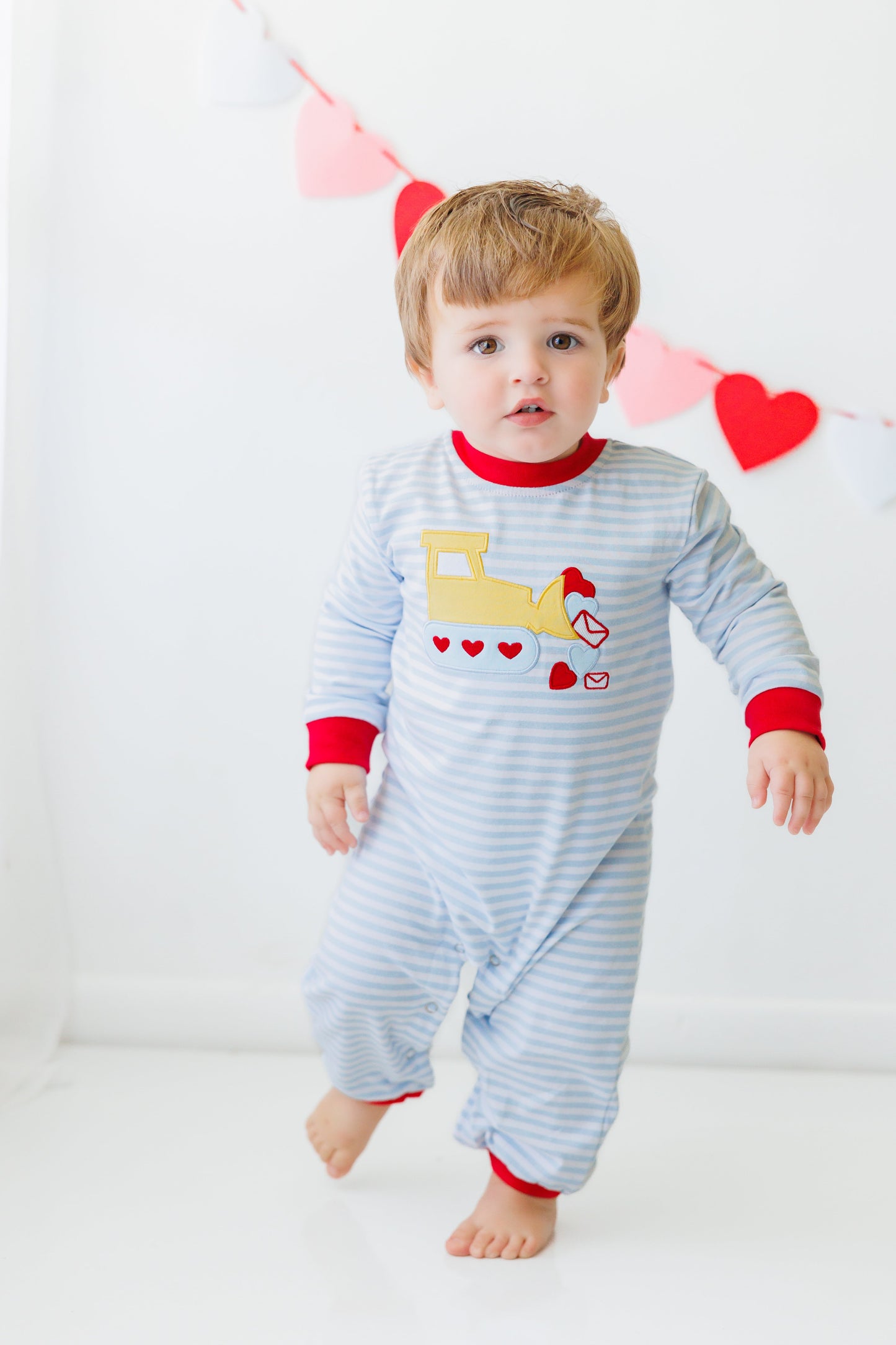 Jellybean Loads of Love Romper