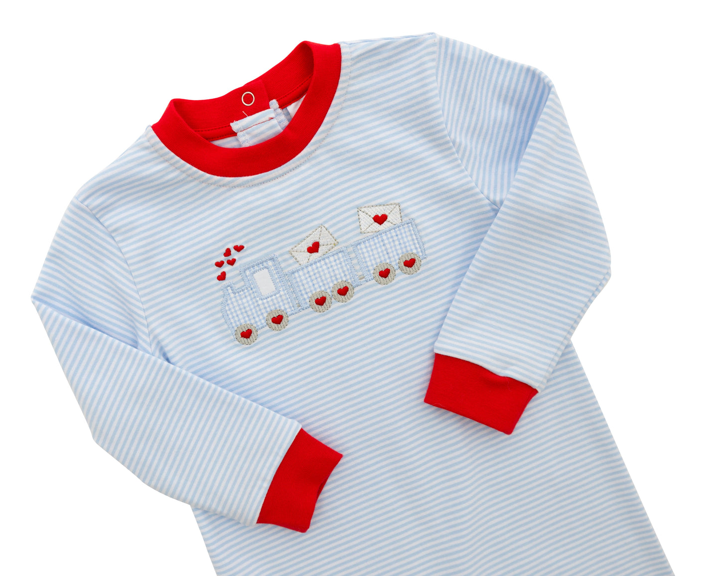 Jellybean Love Train Romper