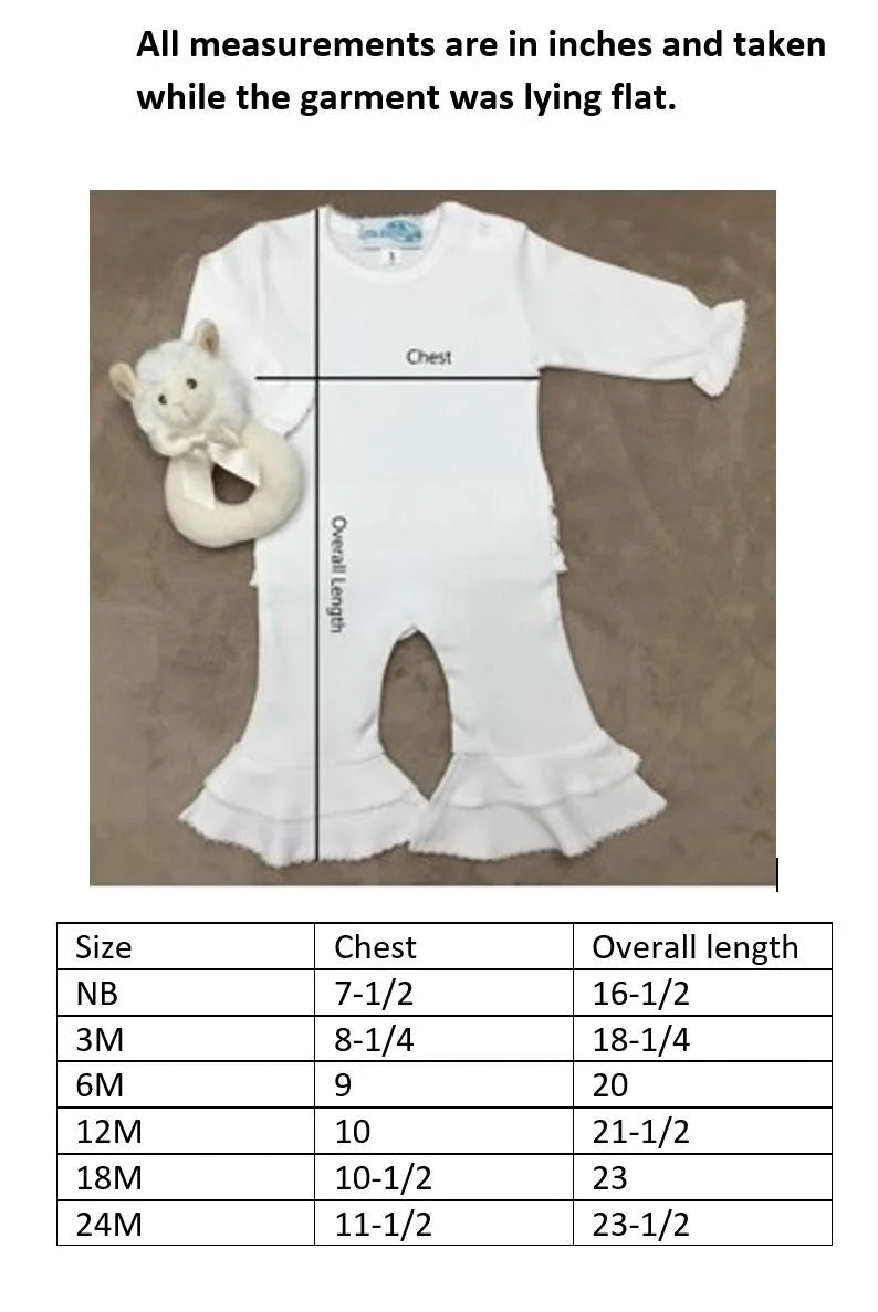White Ruffle Romper