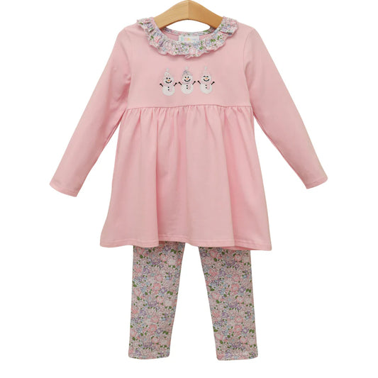 Frosty Friends Ruffle Pants Set