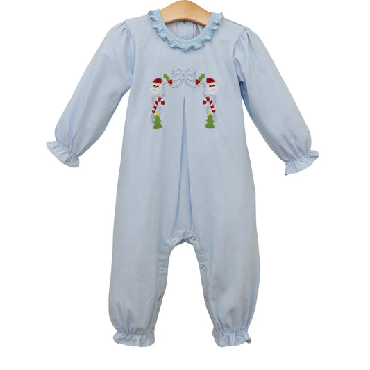 A Classic Christmas Pleat Romper