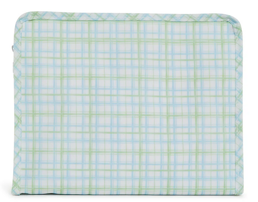 TRVL Green Classic Plaid Large Roadie
