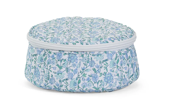 TRVL Hamptons Floral Quilted Jewel Round