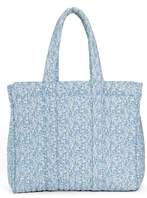 TRVL Hamptons Floral Quilted Tote