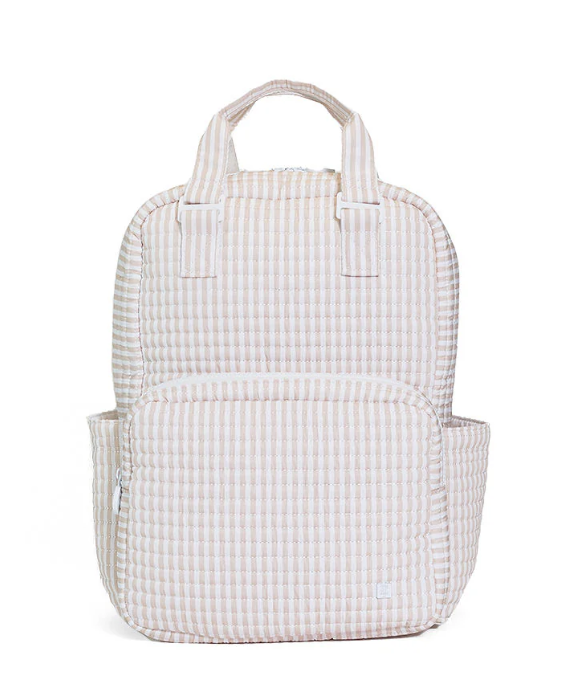 TRVL Sand Pimlico Stripe Quilted All You Need Bag
