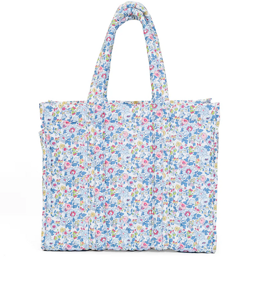 TRVL Bridgehampton Floral Quilted Tote