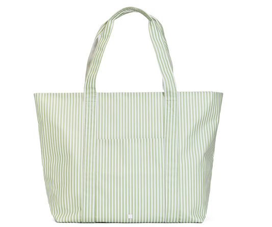 TRVL XL Sage Pimlico Stripe Tote