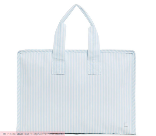 TRVL Overnite Tote - Pimlico Stripe Blue