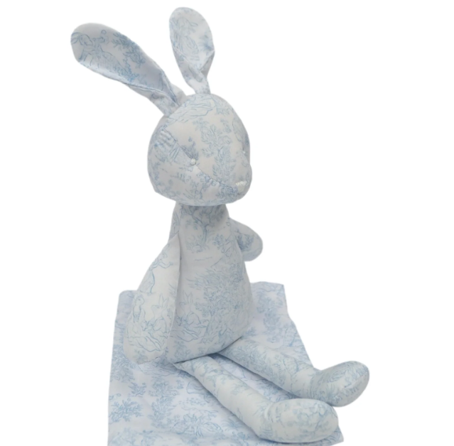 TRVL Blue Bunny Toile