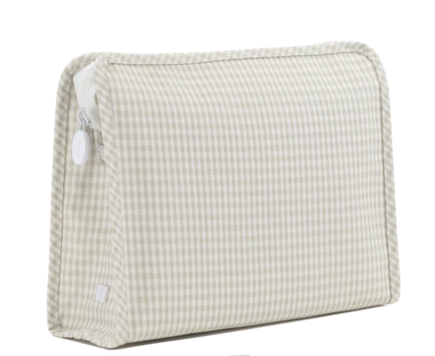 TRVL Pearl Grey Gingham Large Roadie