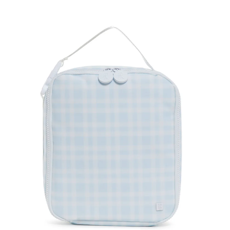 TRVL Pimlico Plaid Blue Lunch Box