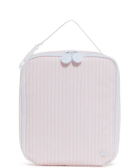 TRVL Pimlico Pink Stripe Insulated Lunch Box