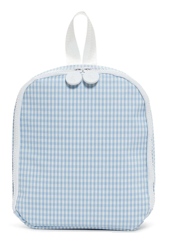 TRVL Gingham Mist Bring It Lunch Bag