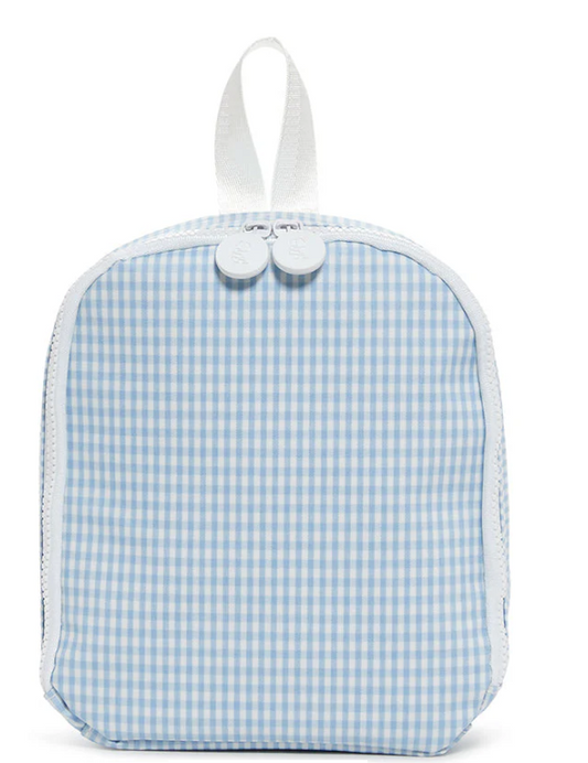 TRVL Gingham Mist Bring It Lunch Bag