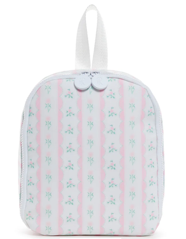 TRVL Ribbon Floral Pink Bring It Lunch Bag