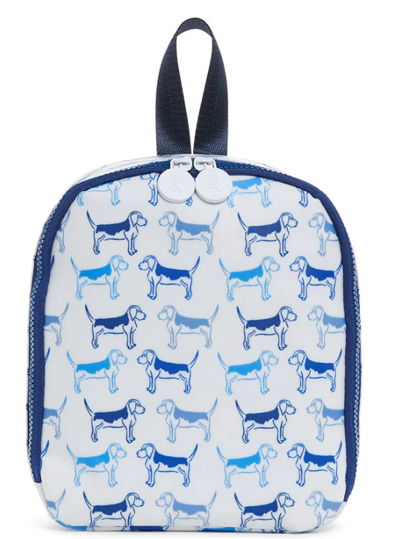 TRVL Puppy Love Blue Bring It Lunch Bag