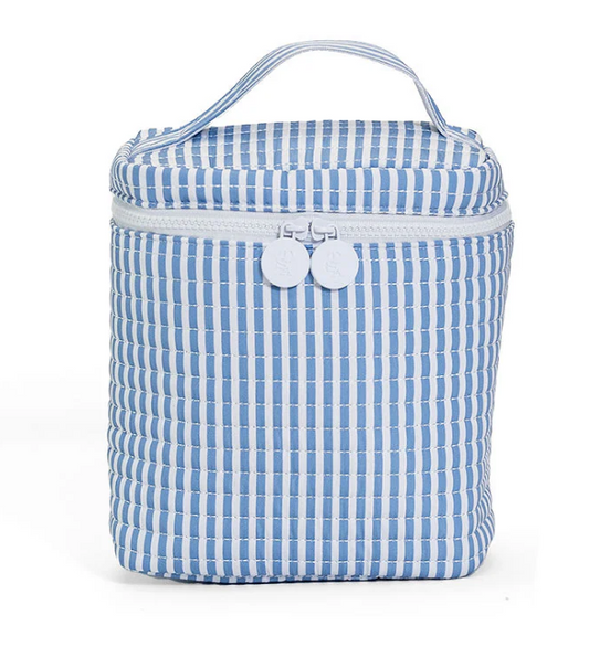 TRVL Chambray Pimlico Stripe Quilted Insulated Bag